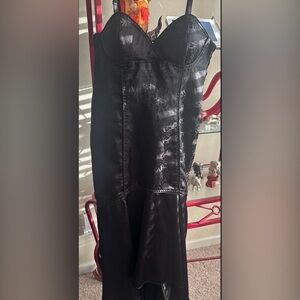 Lip Service Black Skull Detail Dress